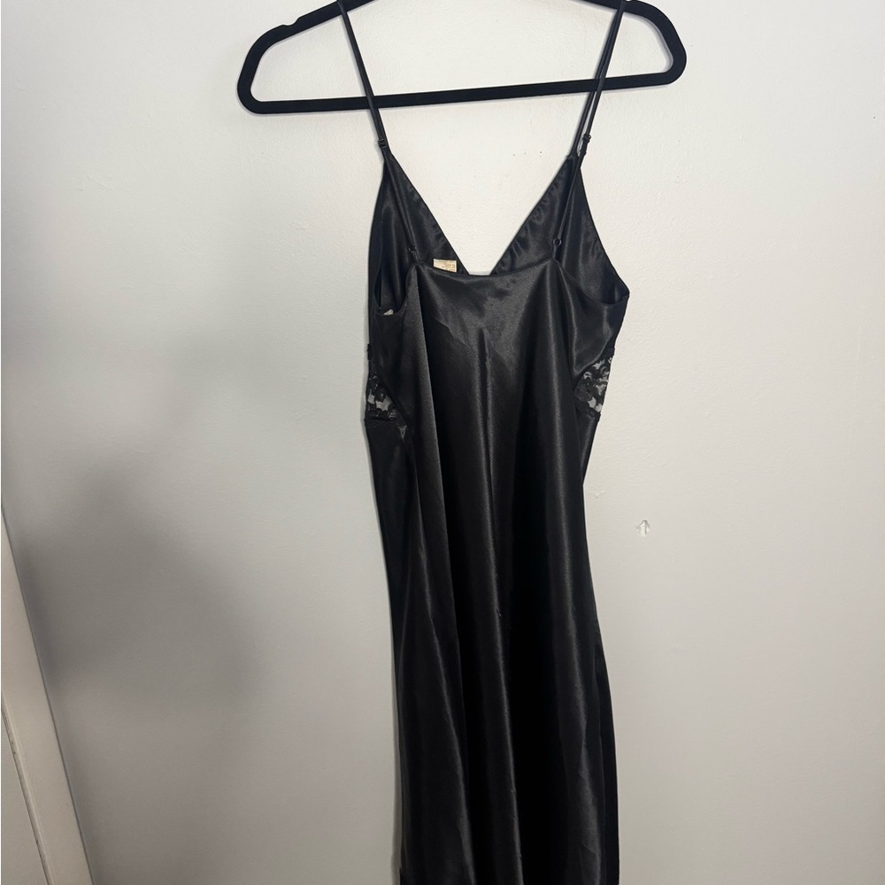 Vintage Victoria's Secret Black Satin Lingerie - Picture 6 of 6